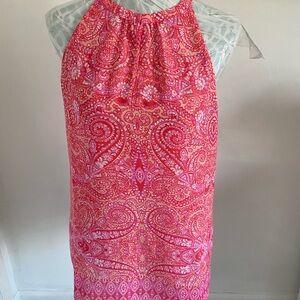 Pink Paisley T-Back Top XL